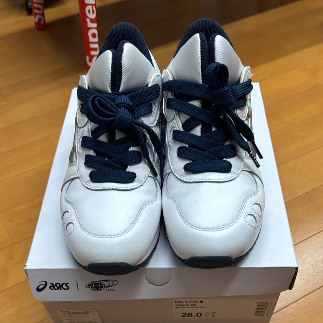 BEAMS Exclusive Asics Gel-Lyte 3 "White/Pure Silver"