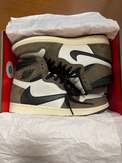 Travis Scott × Nike Air Jordan 1 Retro High OG TS SP "Sail/Dark Mocha"