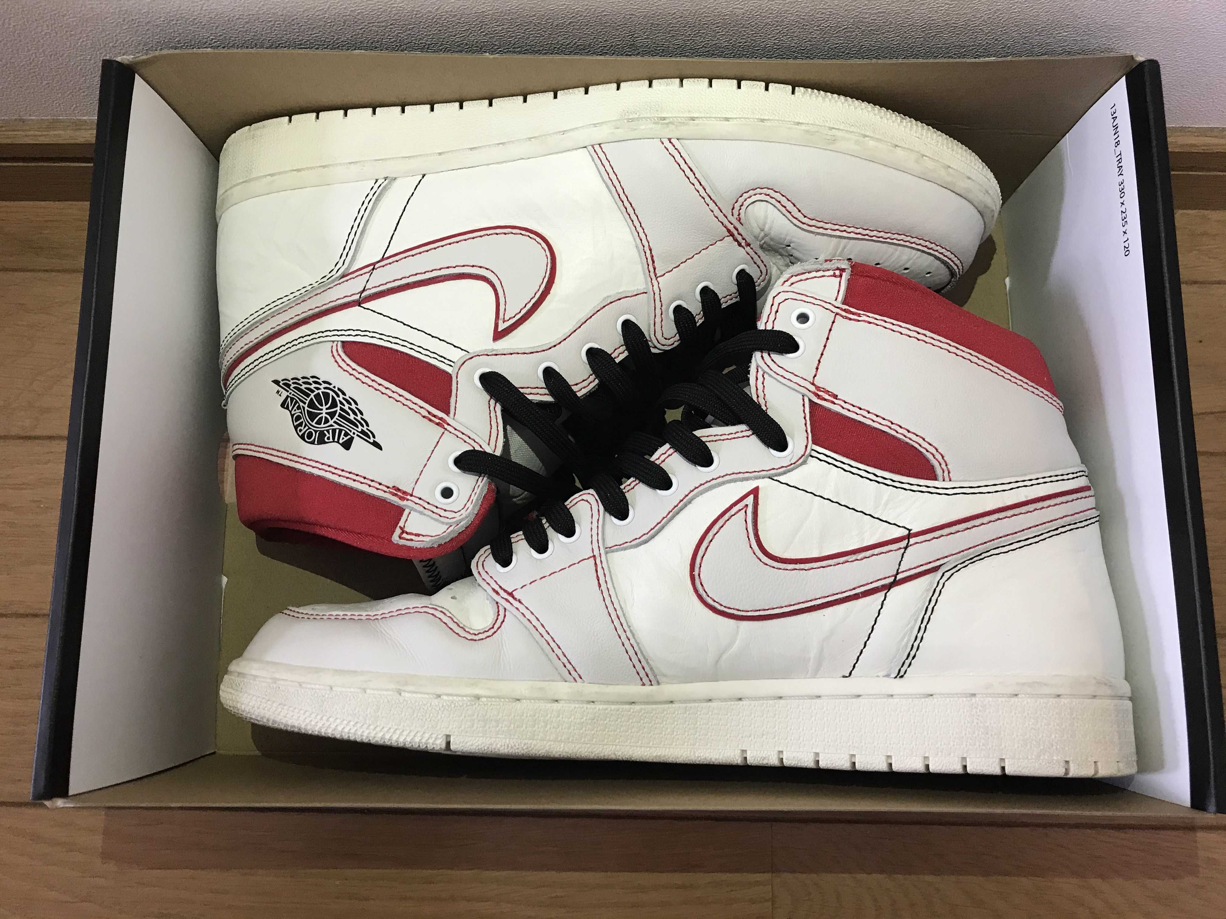 Nike Air Jordan 1 Retro High OG "Sail/University Red"     