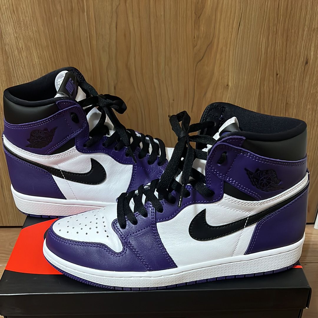 Nike Air Jordan 1 Retro High OG "Court Purple White/Black" (2020)