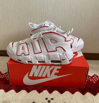 NIKE AIR MORE UPTEMPO "WHITE/VARSITY RED" (2021)