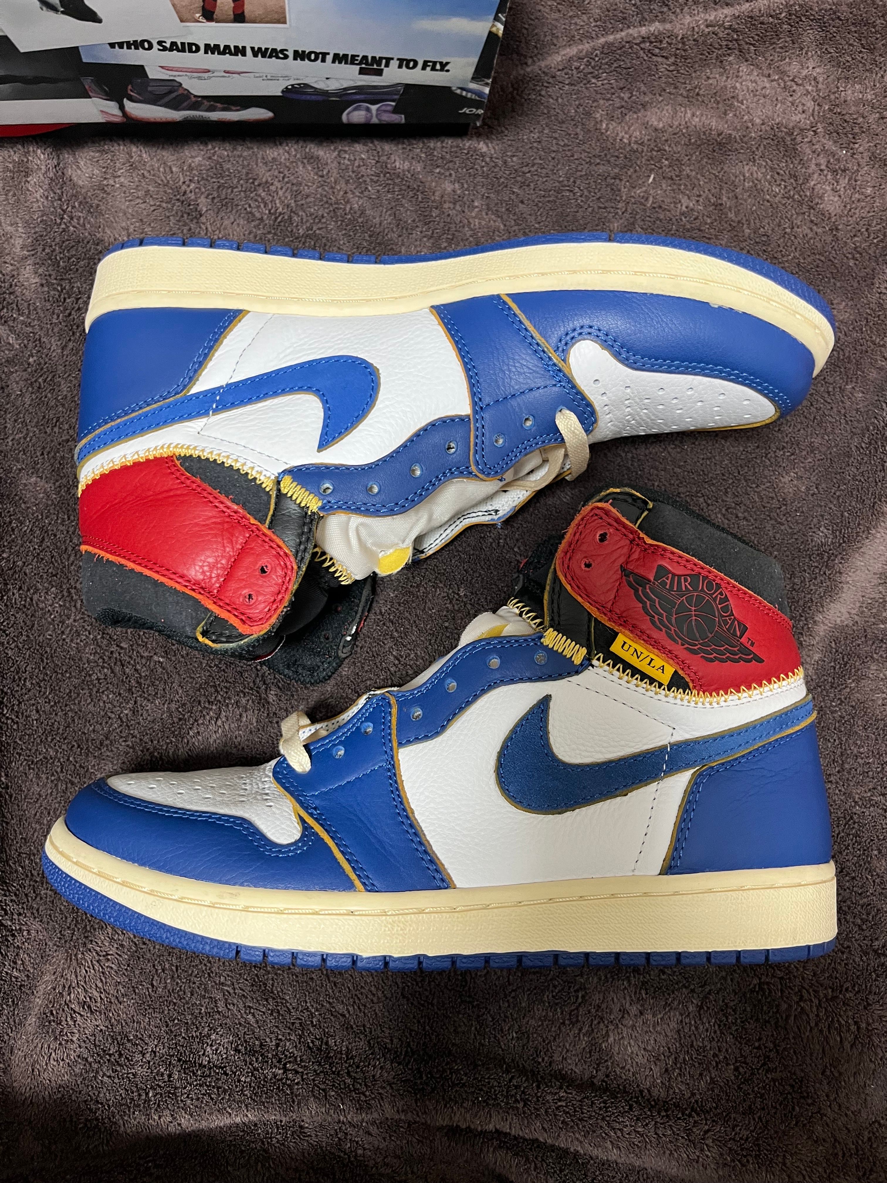 Union × Nike Air Jordan 1 Retro High OG NRG "Storm Blue/Varsity Red"