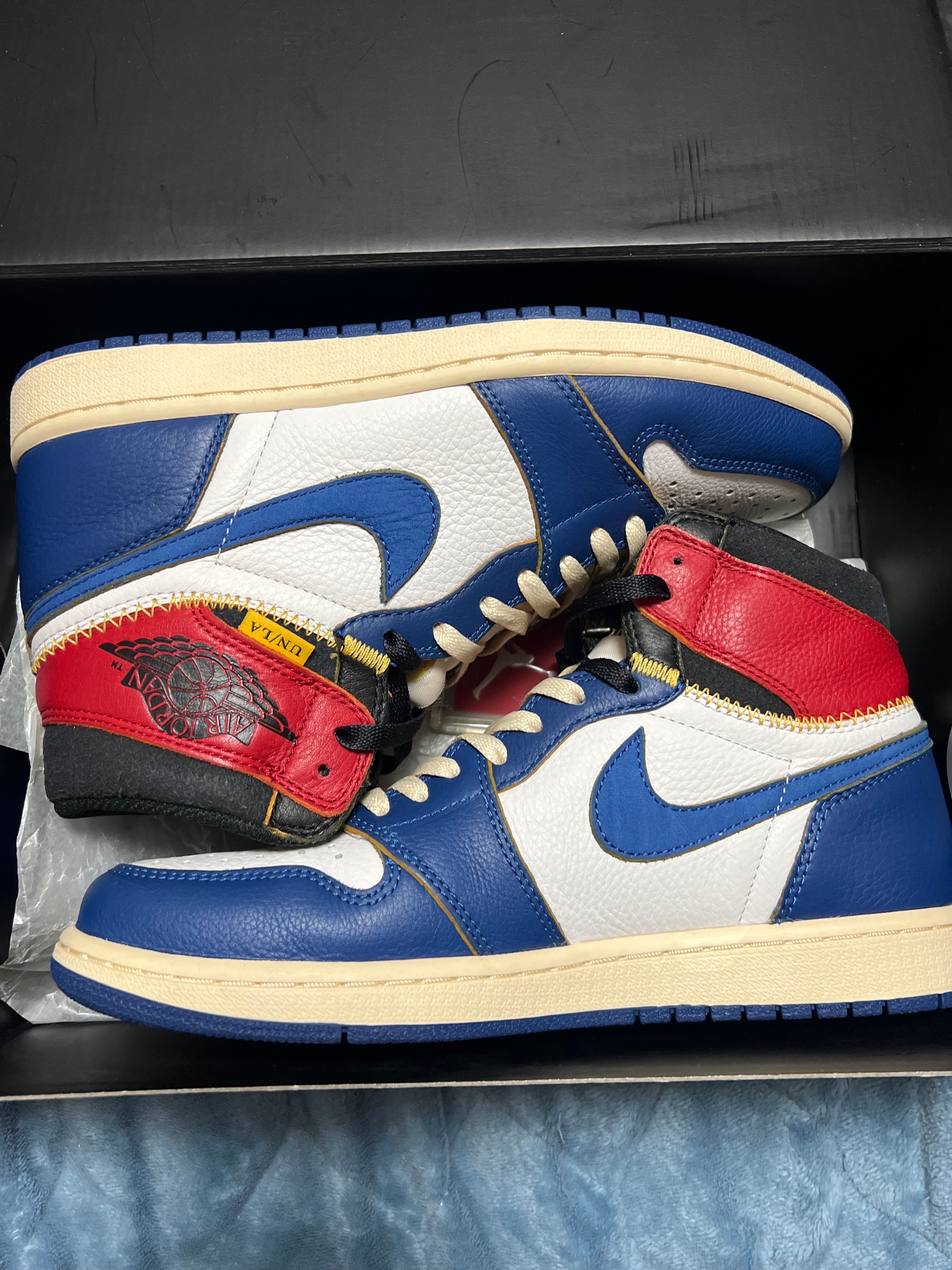 Union × Nike Air Jordan 1 Retro High OG NRG "Storm Blue/Varsity Red"