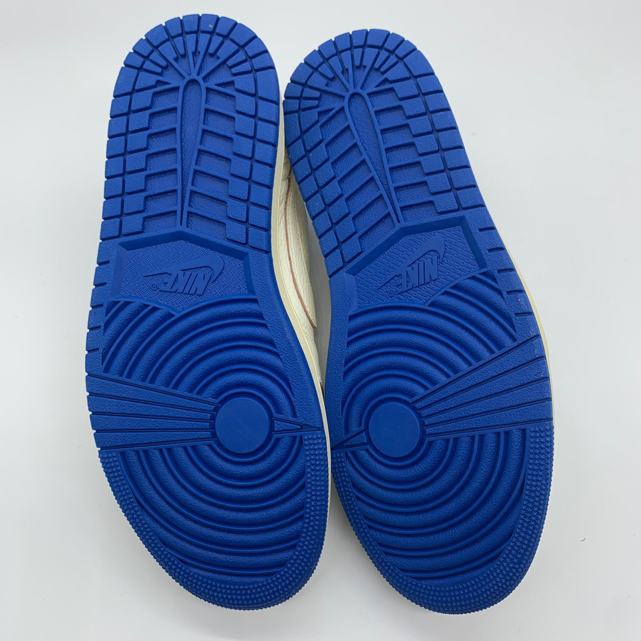 Travis Scott × fragment design × Nike Air Jordan 1 Low OG "Sail/Military Blue"
