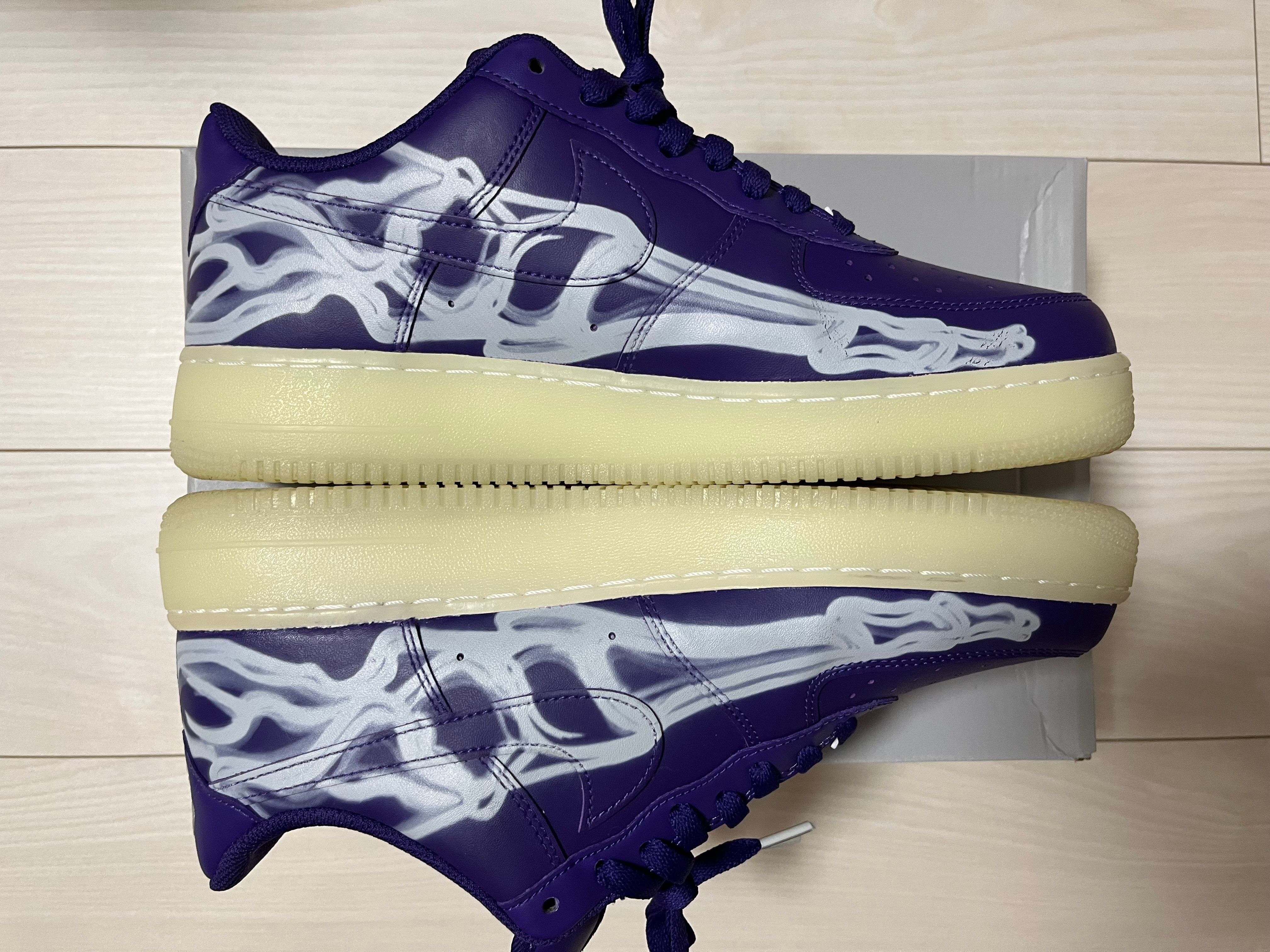 Nike Air Force 1 "Purple Skeleton"