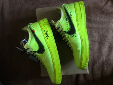 Off-White × Nike Air Force 1 Low "Volt"