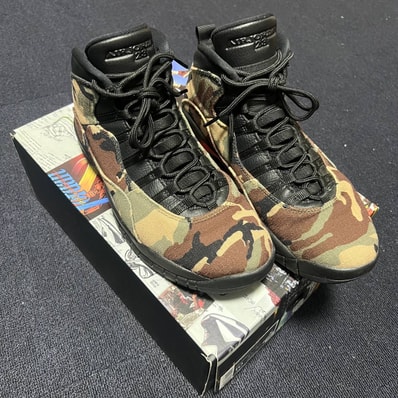 Nike Air Jordan 10 Retro "Duck Camo" Black/Clay