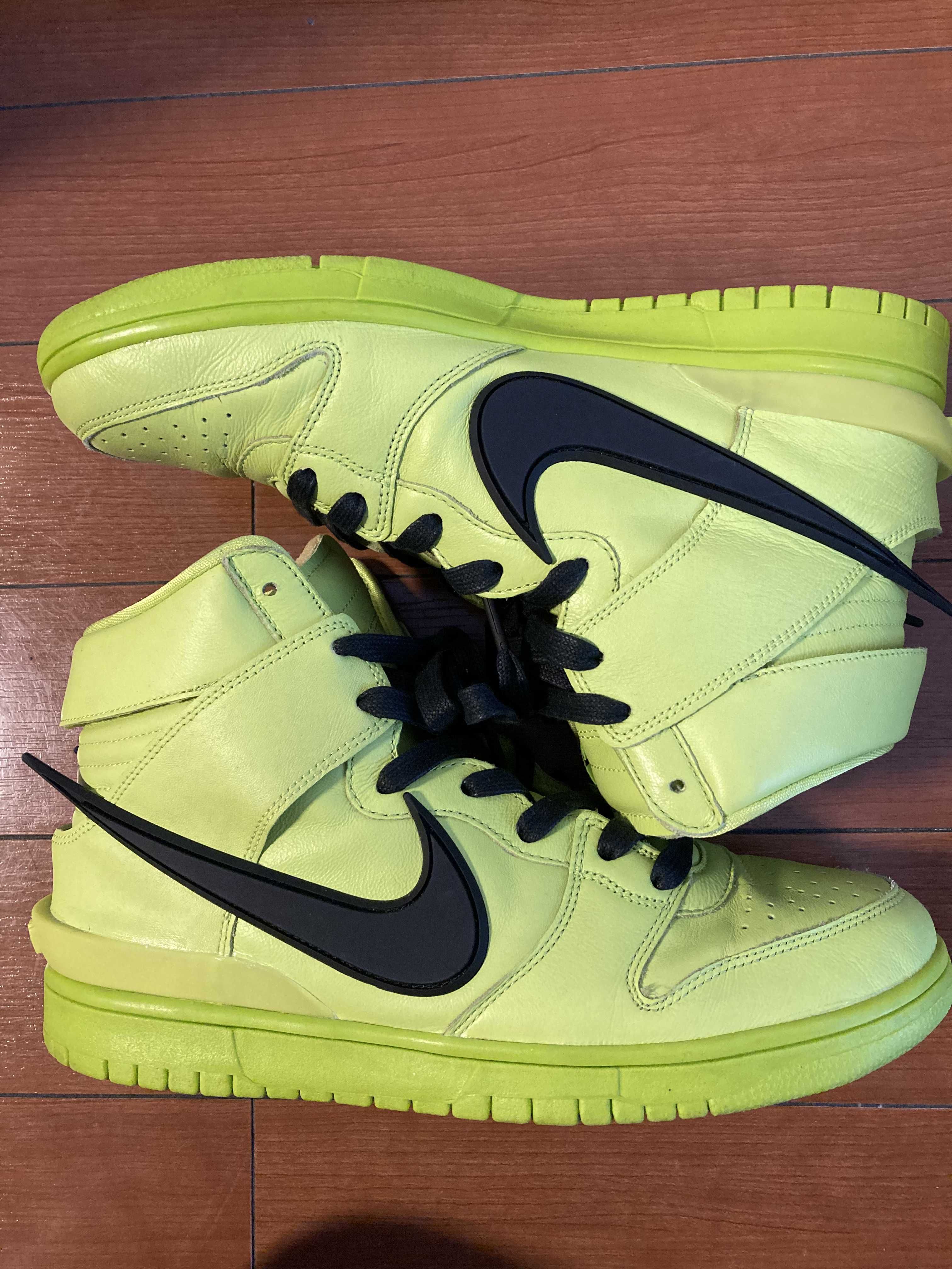 AMBUSH × NIKE DUNK HIGH "FLASH LIME"