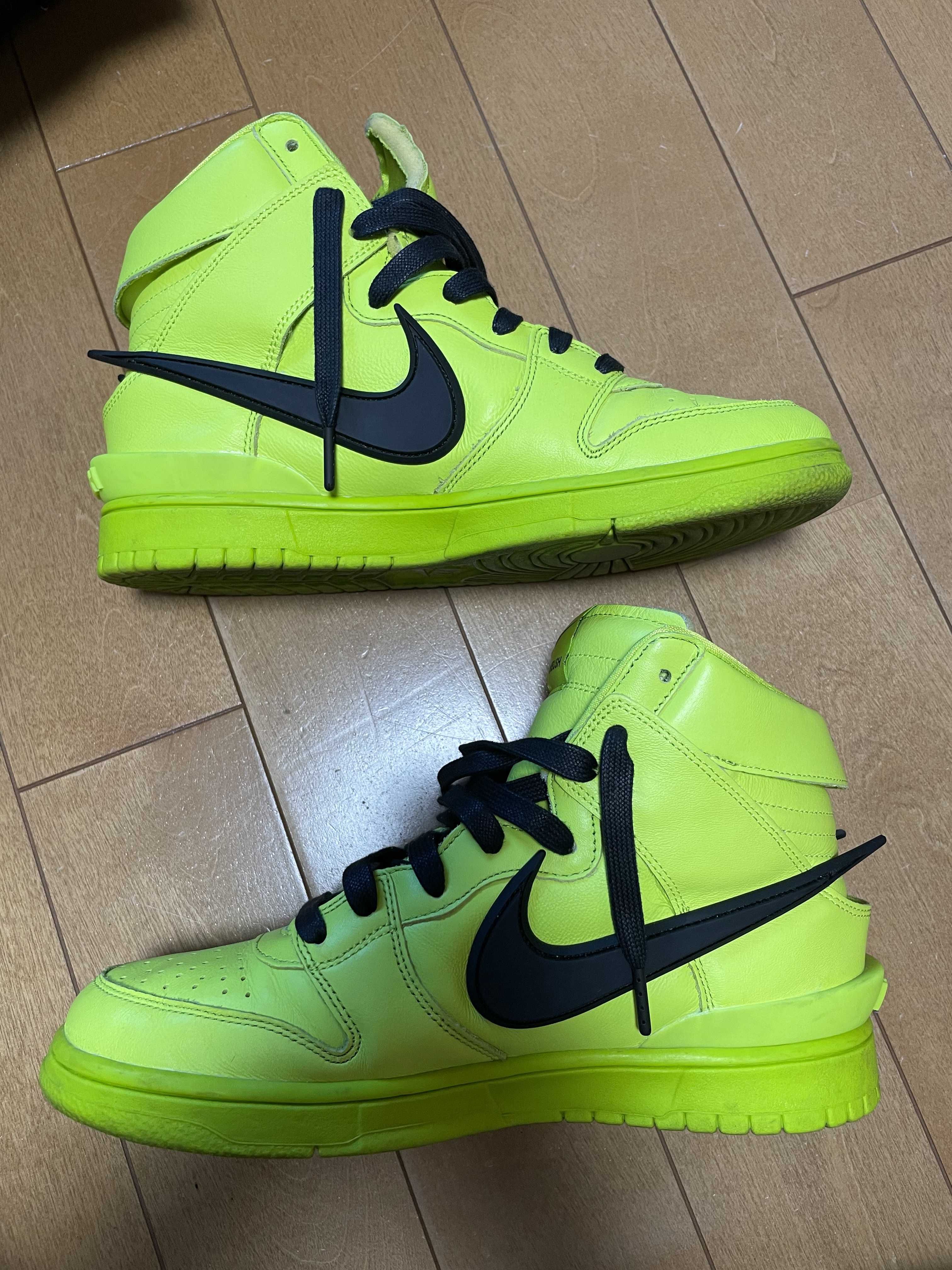 AMBUSH × NIKE DUNK HIGH "FLASH LIME"