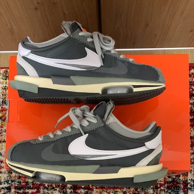 sacai × Nike Zoom Cortez "Iron Grey"