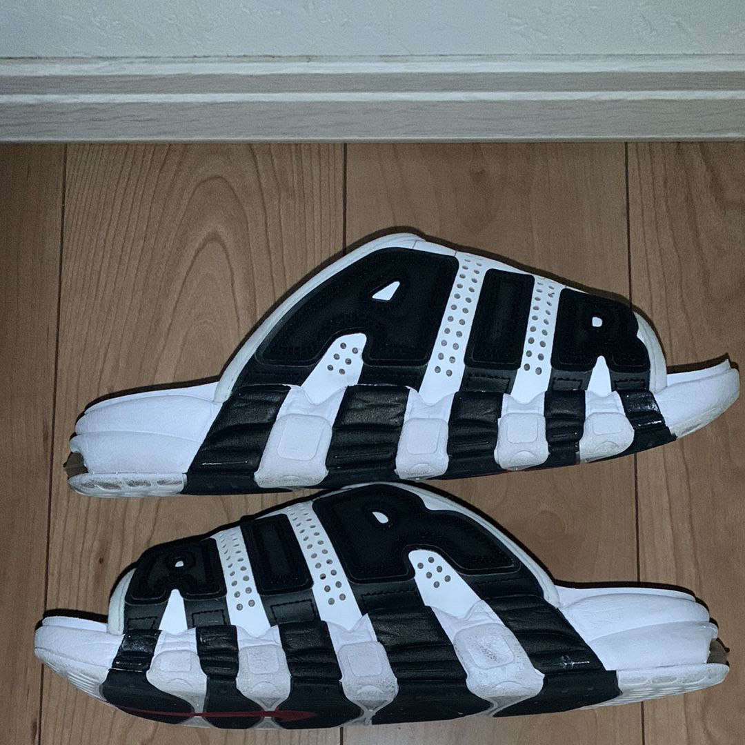 Nike Air More Uptempo Slide "White and Black"