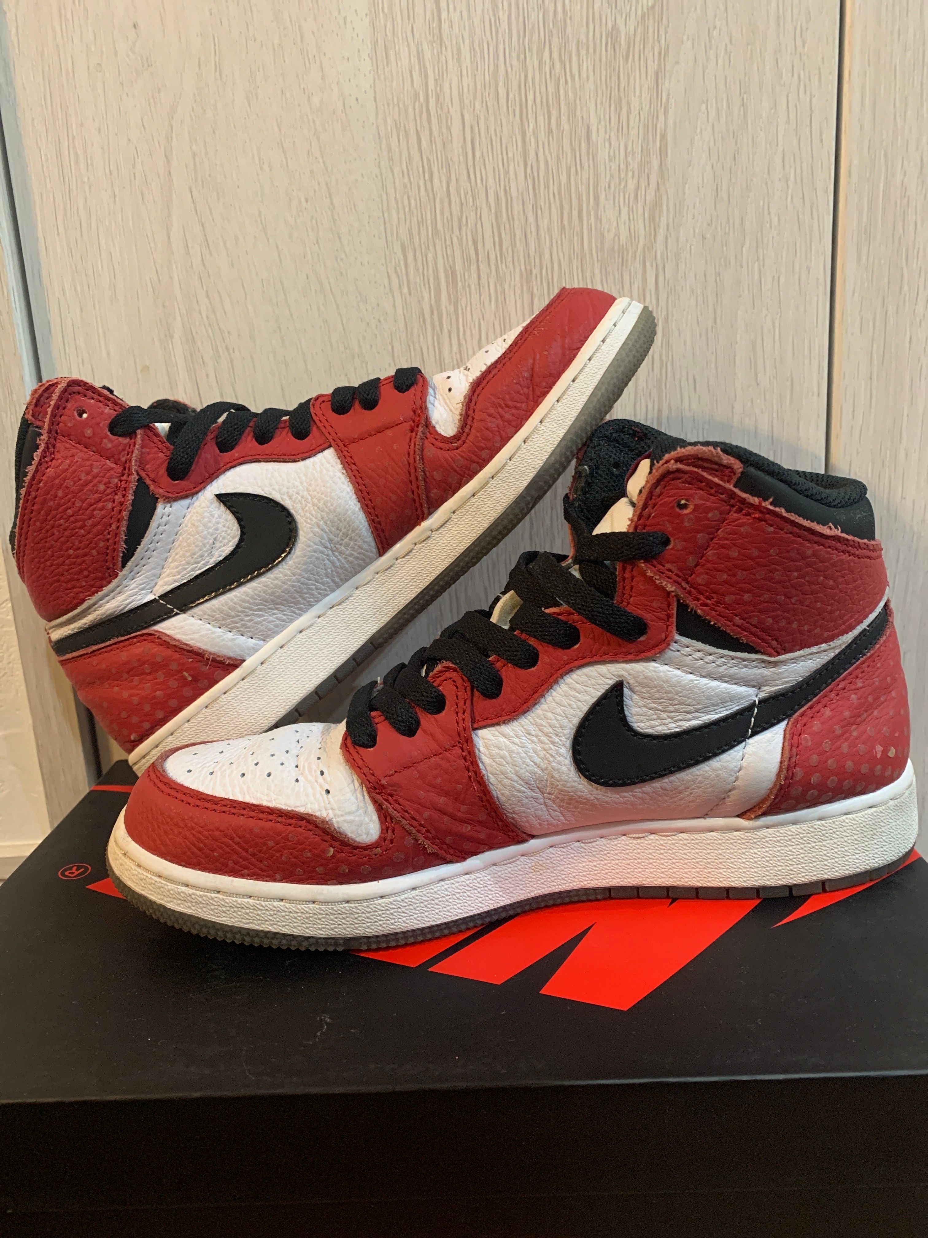 Nike GS Air Jordan 1 Retro High "Spider-Man Origin Story"
