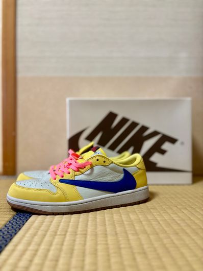 Travis Scott × Nike Women's Air Jordan 1 Retro Low OG "Canary"