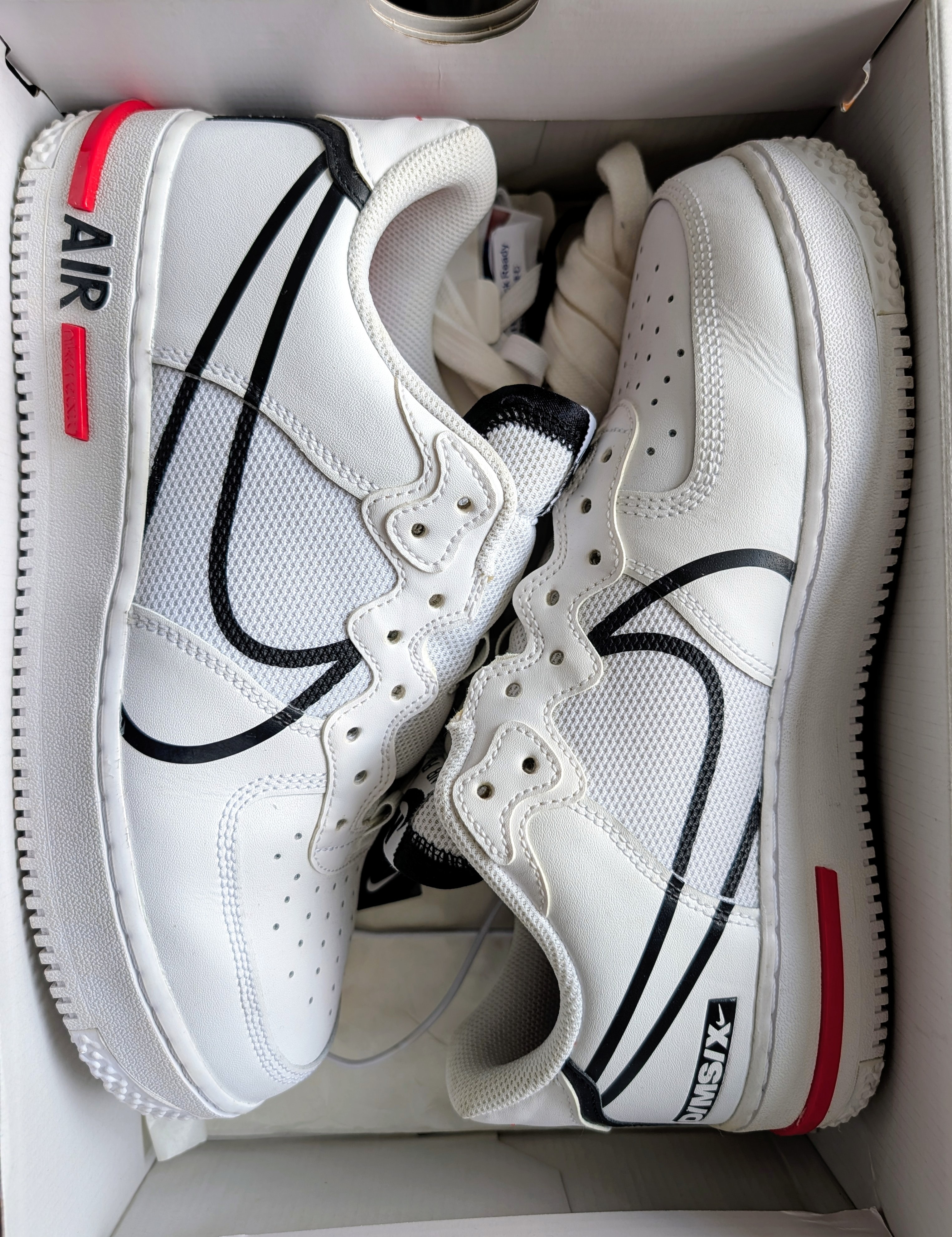 NIKE ナイキ エアフォース1リアクト ホワイト 28.5cm 【公式通販】