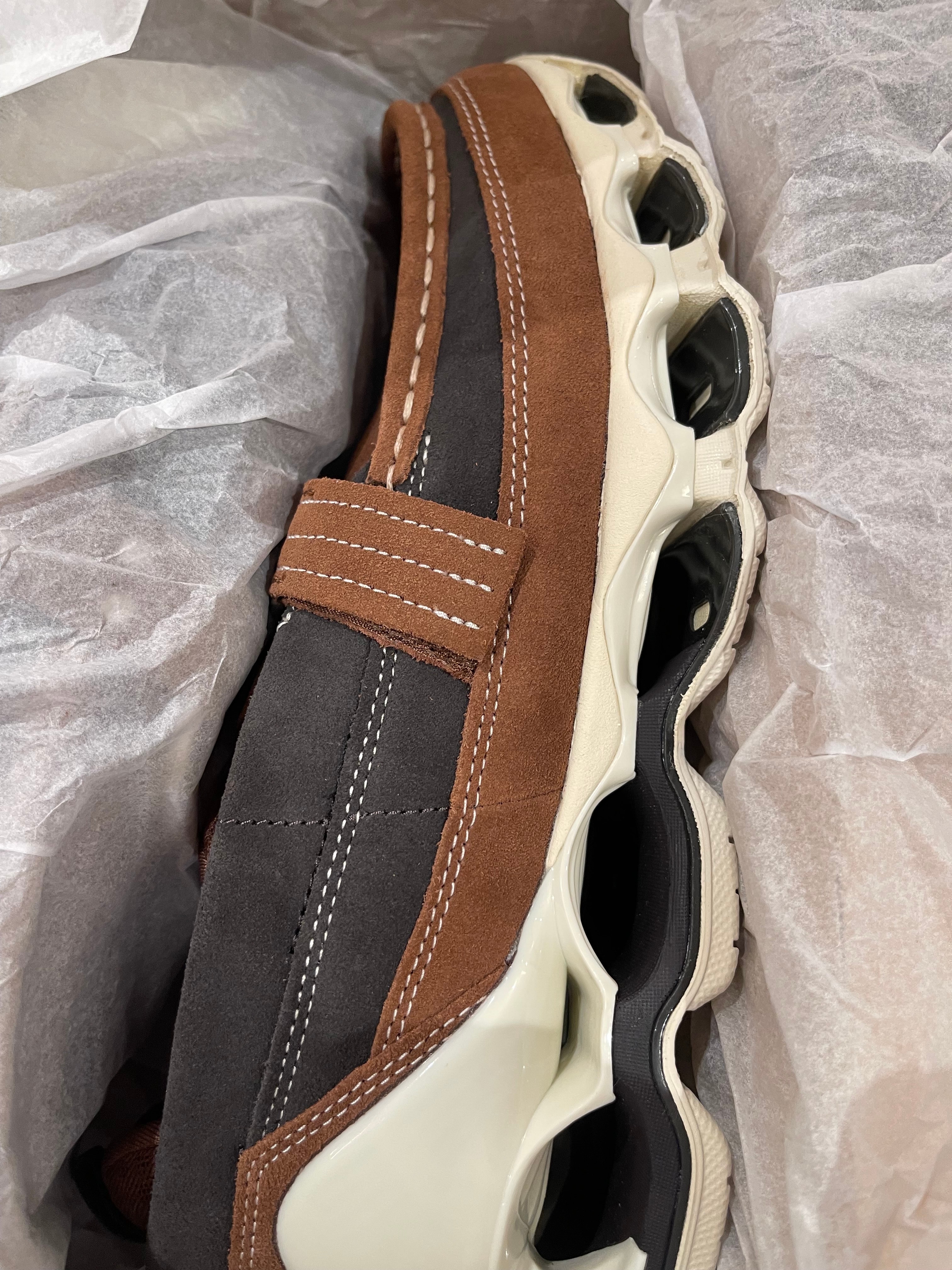 SETSUMASA KOBAYASHI × Mizuno Wave Prophecy Ring Moc "Brown/Off White"