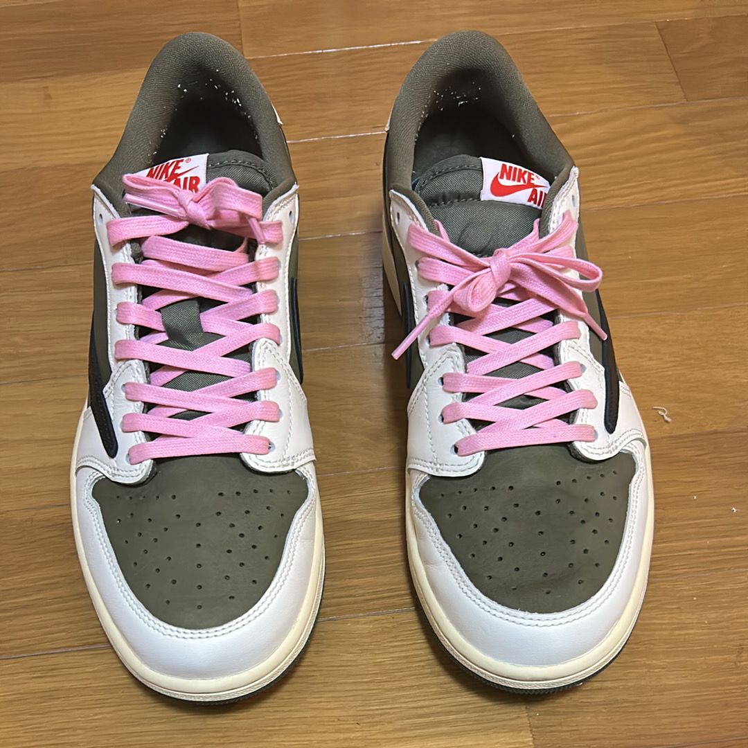 Travis Scott × Nike Air Jordan 1 Low OG SP "Reverse Olive"