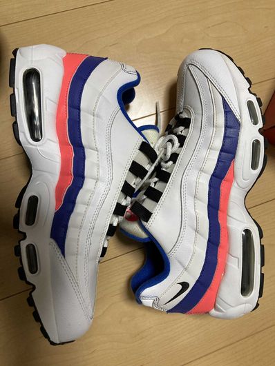 Nike Air Max 95 Essential "White/Ultramarine/Solar Red"