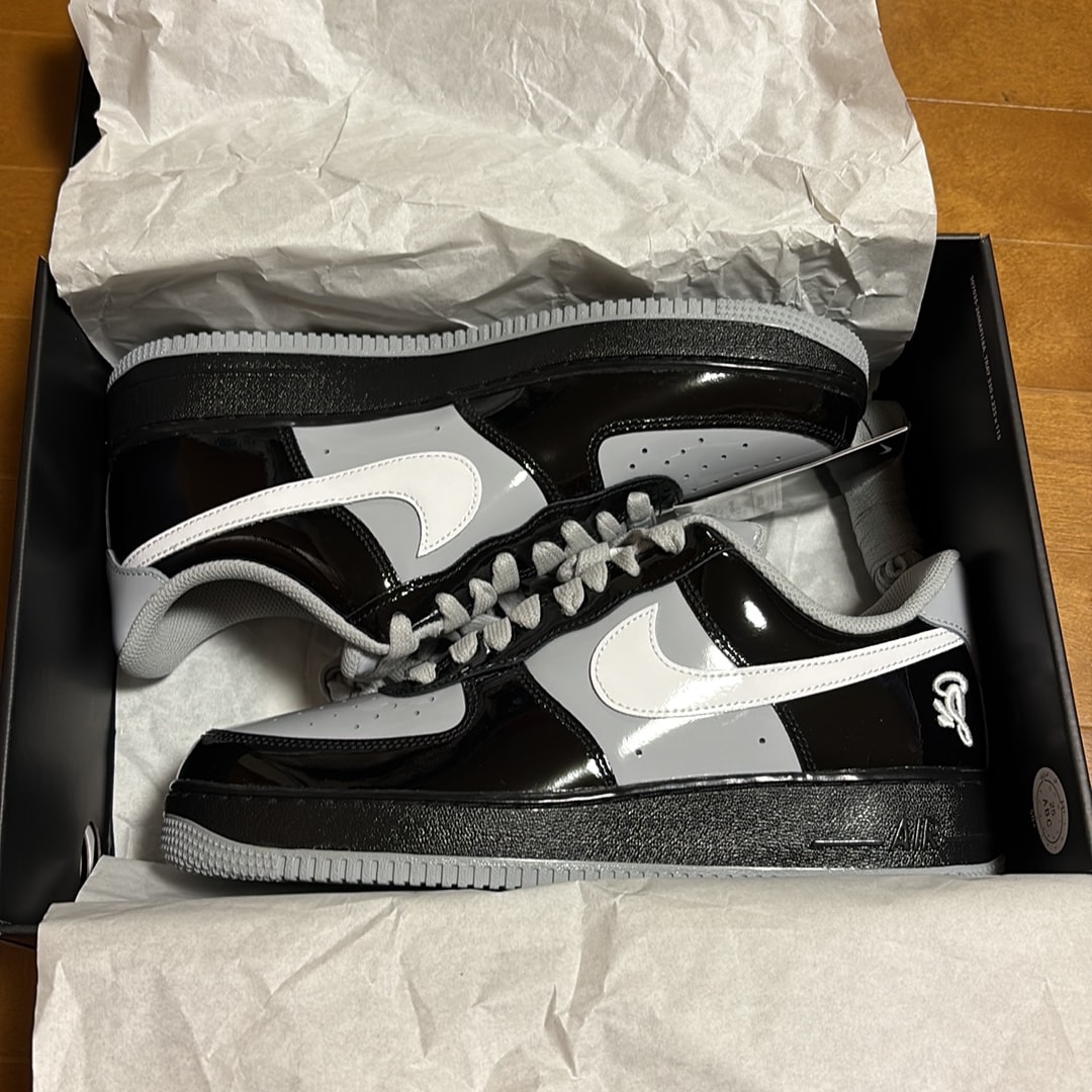 Central Cee × Nike Air Force 1 Low "Black/Light Smoke Grey"