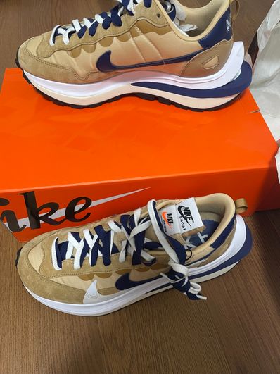 Sacai × Nike Vapor Waffle "Sesame And Blue Void"