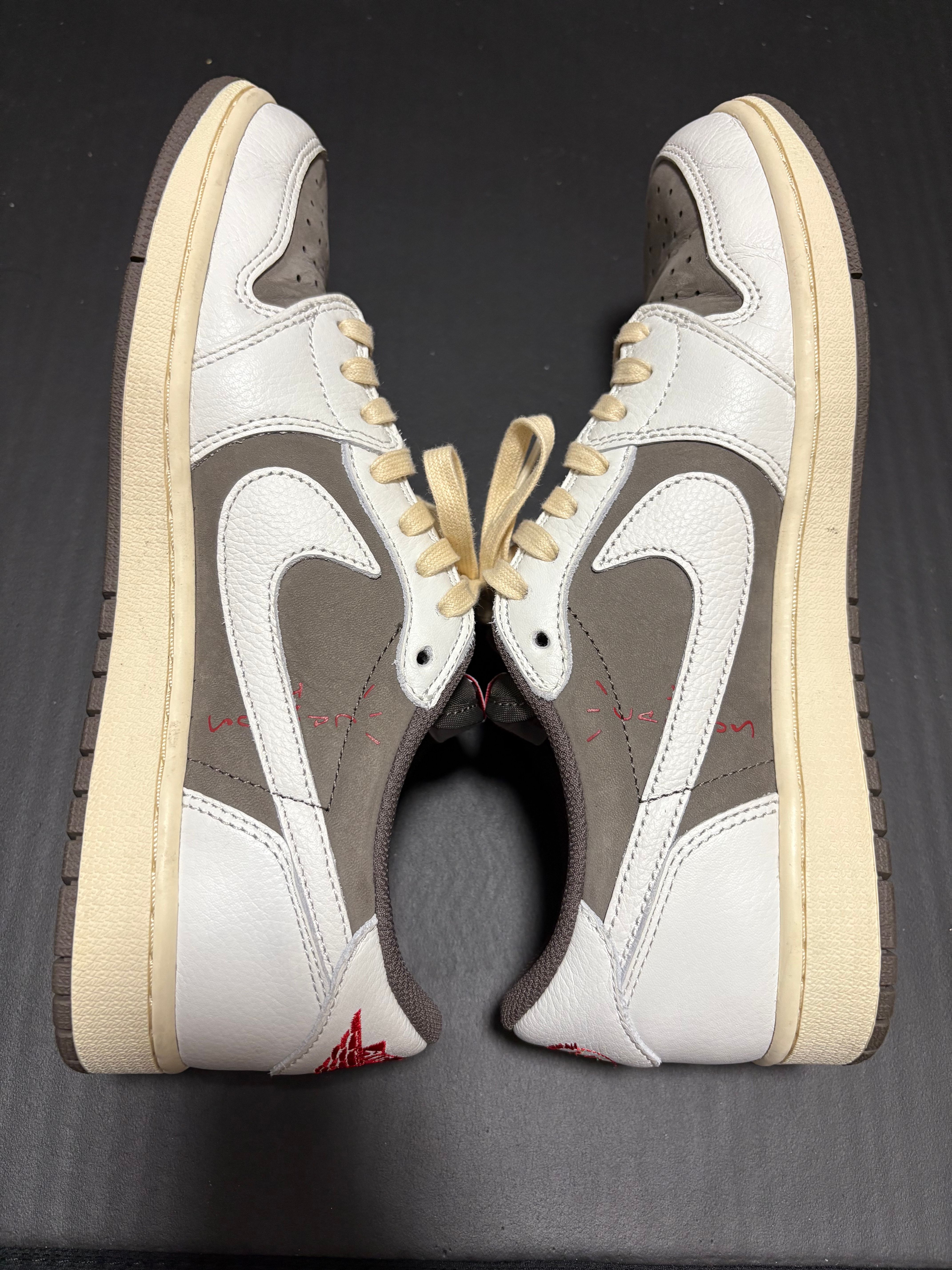 Travis Scott × Nike Air Jordan 1 Low OG SP "Reverse Mocha/Sail and Ridgerock"