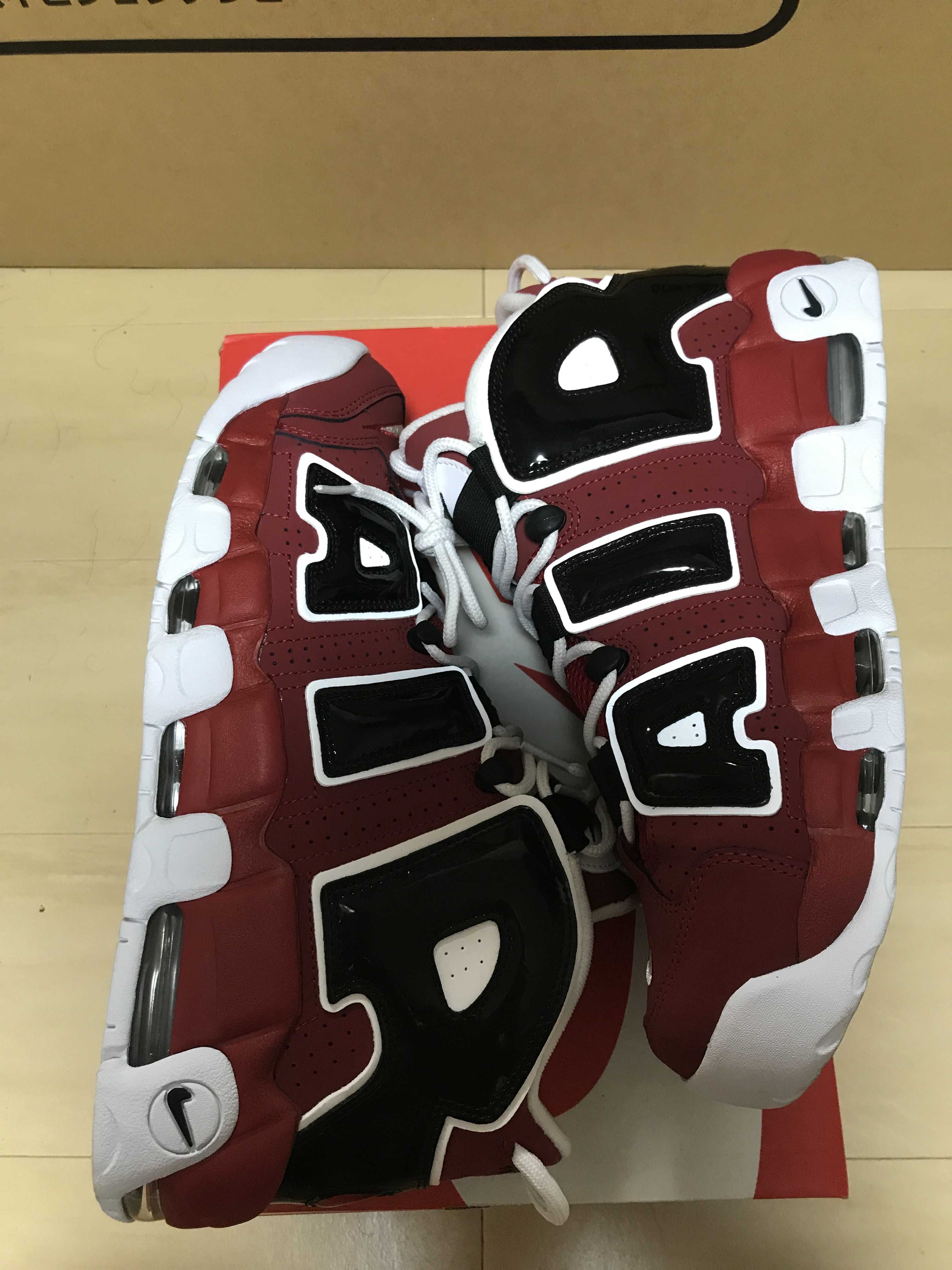 Nike Air More Uptempo ’96 "Black and Varsity Red" (2021) 