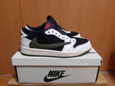 Travis Scott × Nike Women's Air Jordan 1 Low OG "Medium Olive"