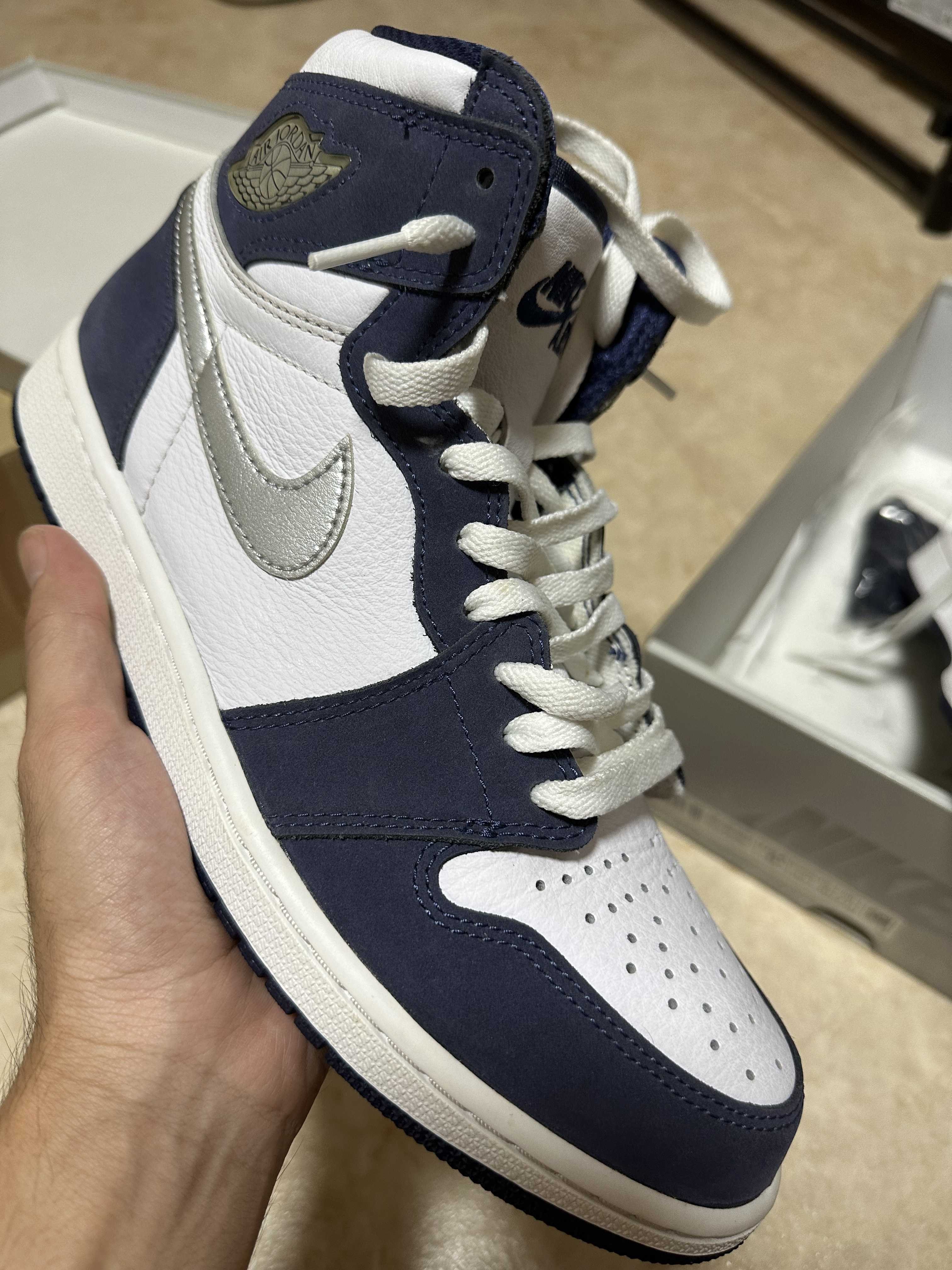 Nike Air Jordan 1 High OG CO.JP "White/Midnight Navy" (2020)(ブリーフケースなし)