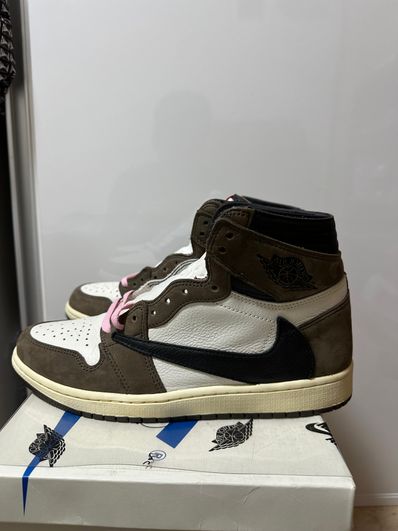 Travis Scott × Nike Air Jordan 1 Retro High OG TS SP "Sail/Dark Mocha"