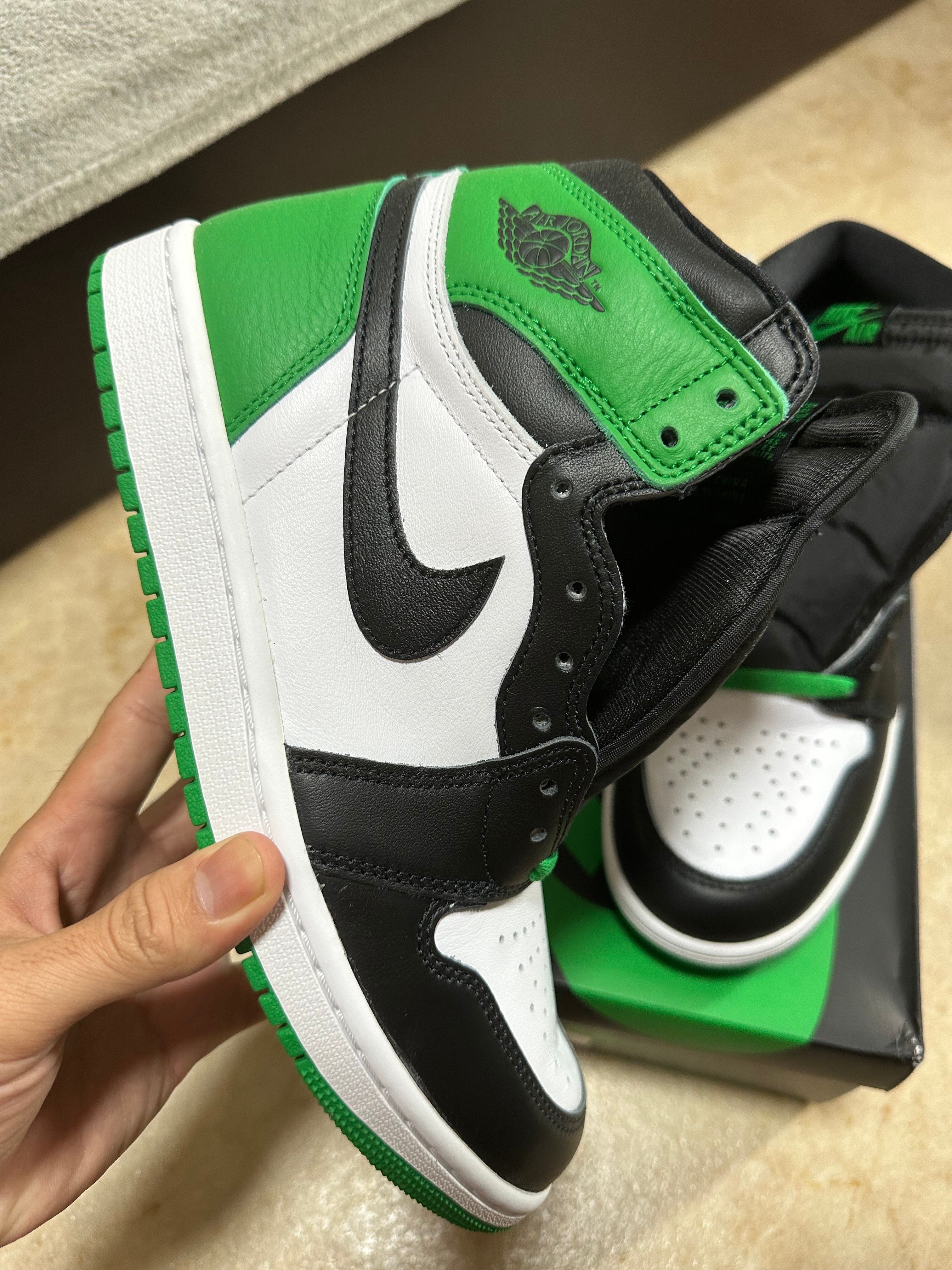 Nike Air Jordan 1 Retro High OG "Celtics/Black and Lucky Green" (2023)