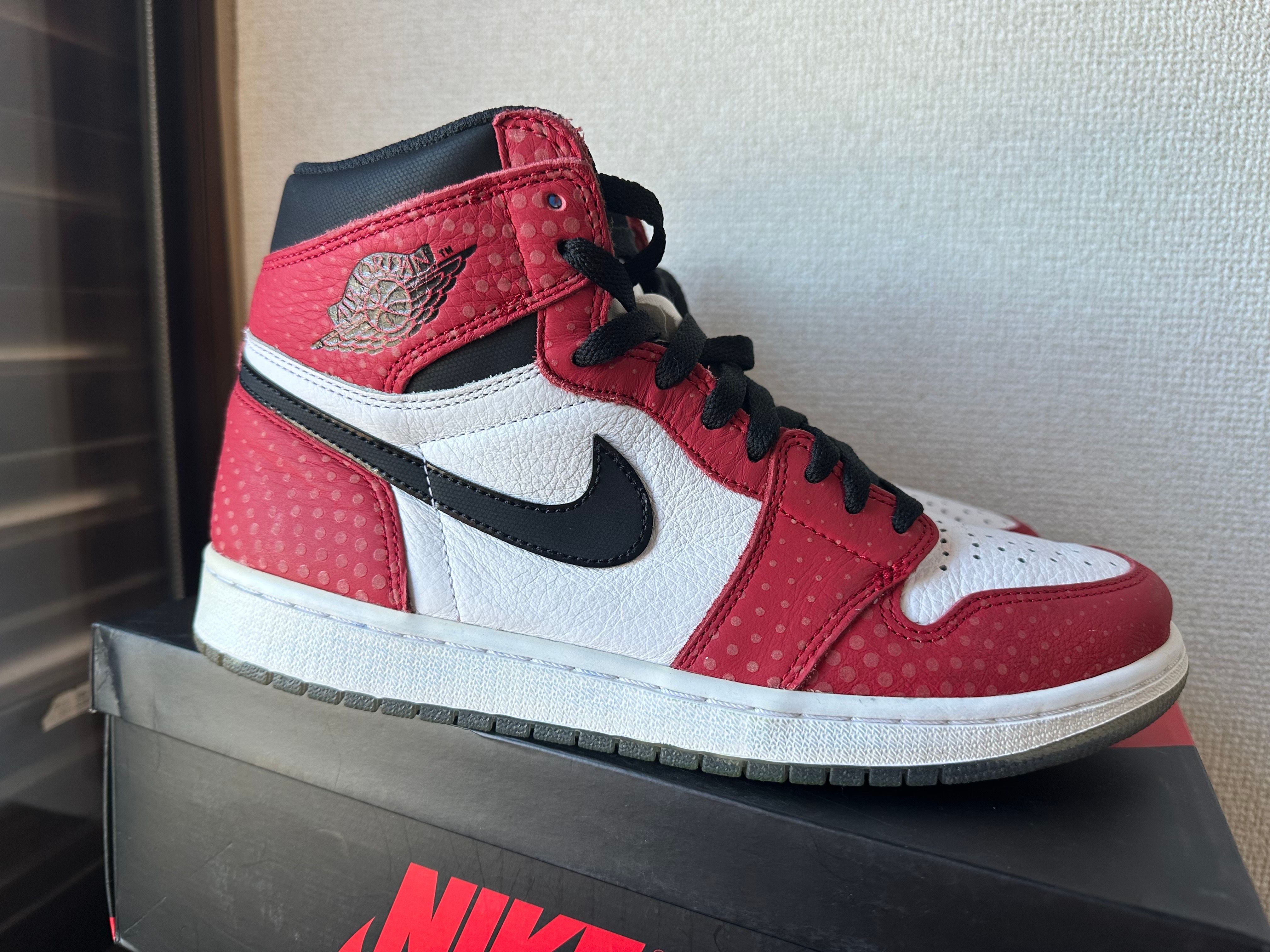 Spiderman × Nike Air Jordan 1 Origin Story "Gym Red/White/Photo Blue/Black"