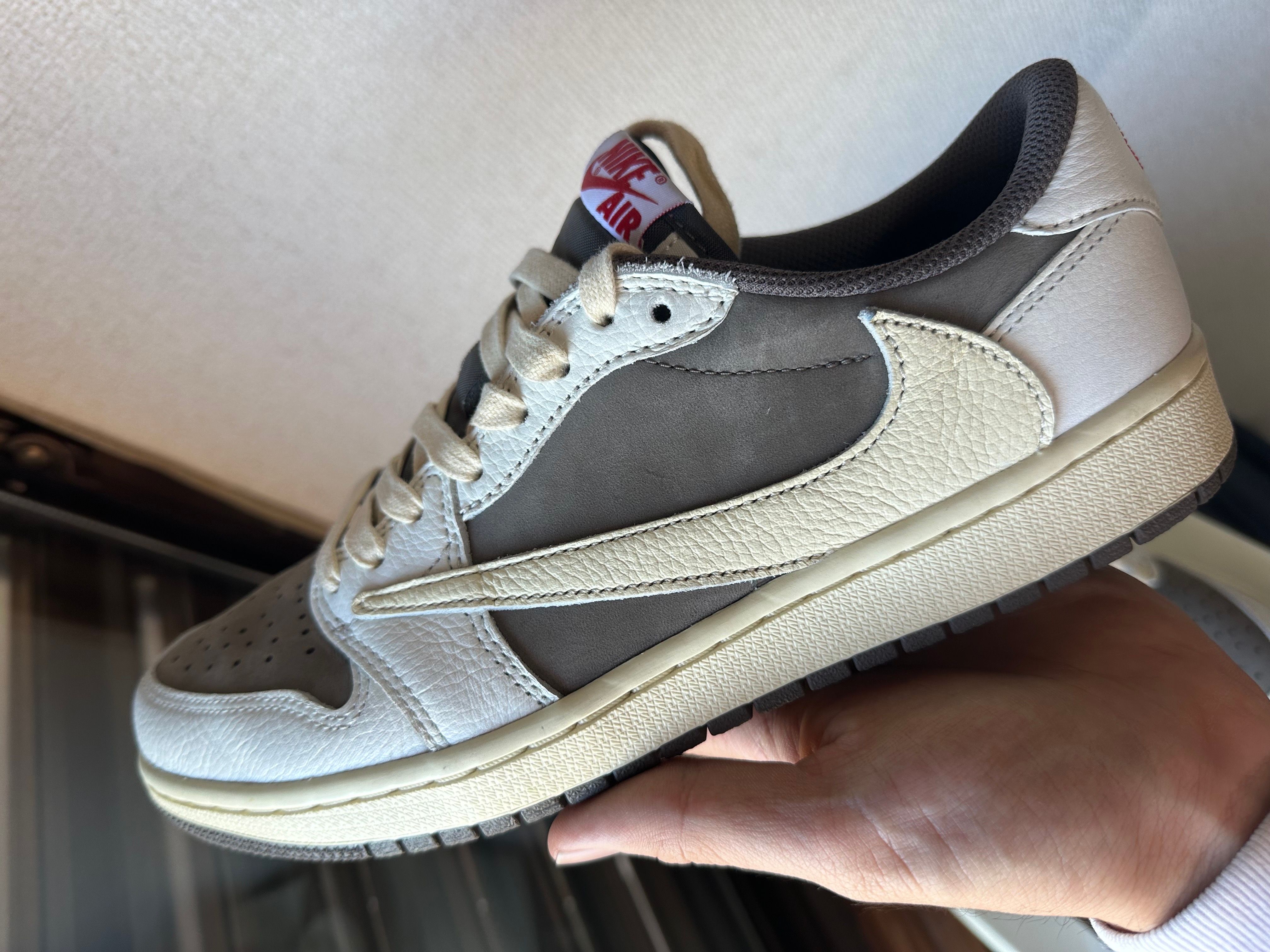 Travis Scott × Nike Air Jordan 1 Low OG SP "Reverse Mocha/Sail and Ridgerock"