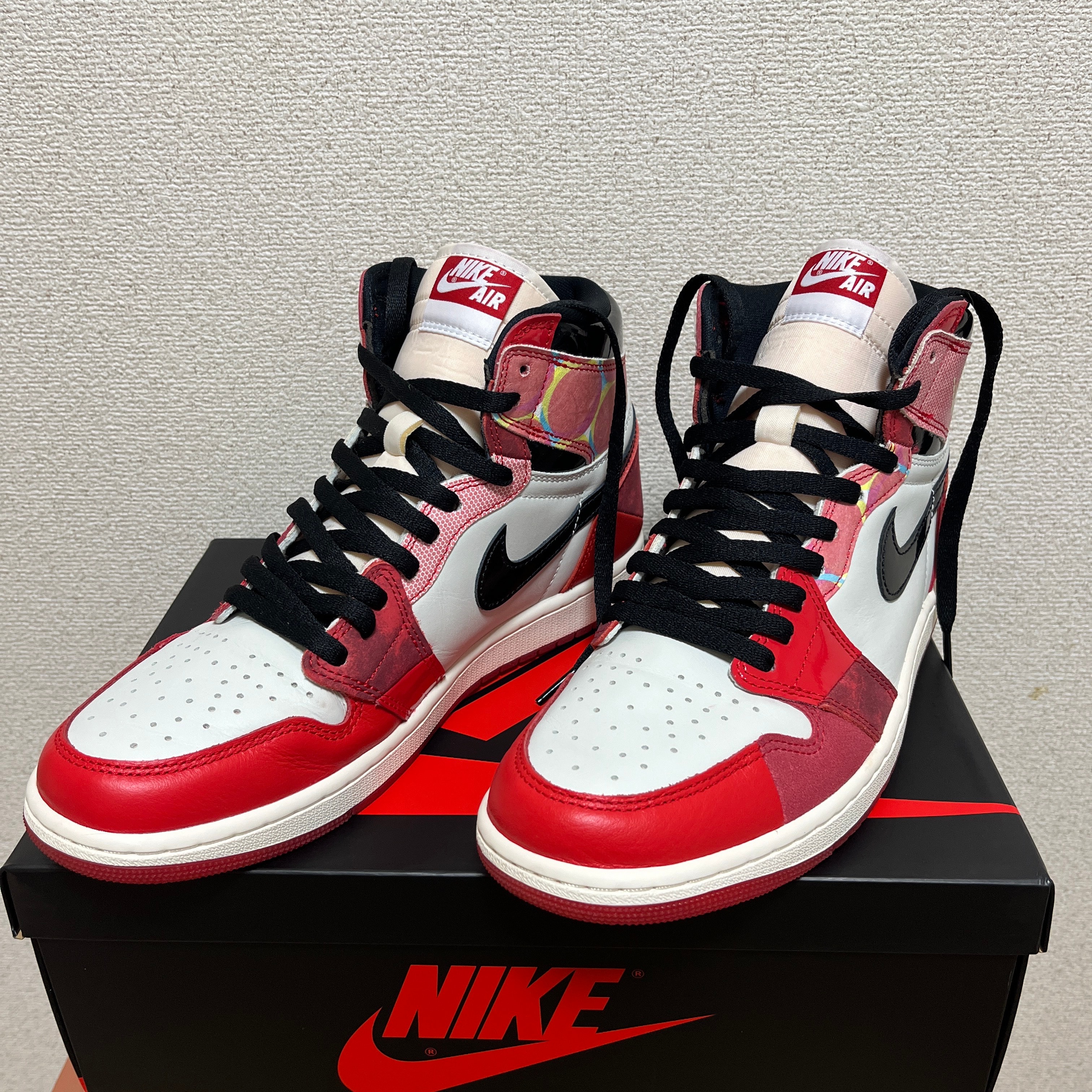 Spider-Man × Nike Air Jordan 1 Retro High OG SP "Spider-Man: Across the Spider-Verse/University Red"