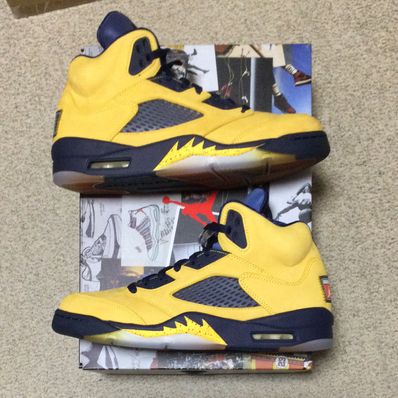 NIKE AIR JORDAN 5 "MICHIGAN"