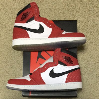 Spiderman × Nike Air Jordan 1 Origin Story "Gym Red/White/Photo Blue/Black"