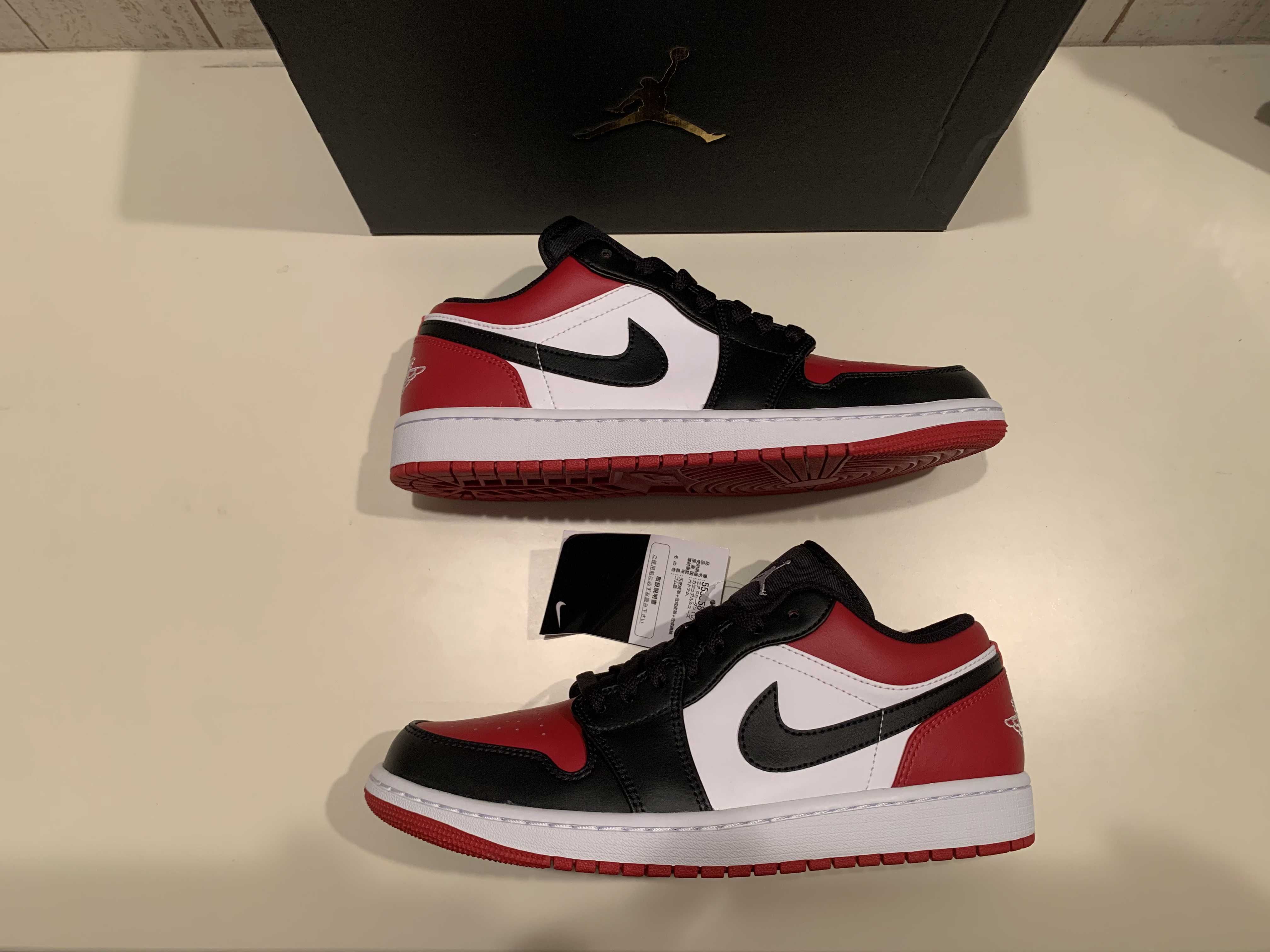 Nike Air Jordan 1 Low "Bred Toe"