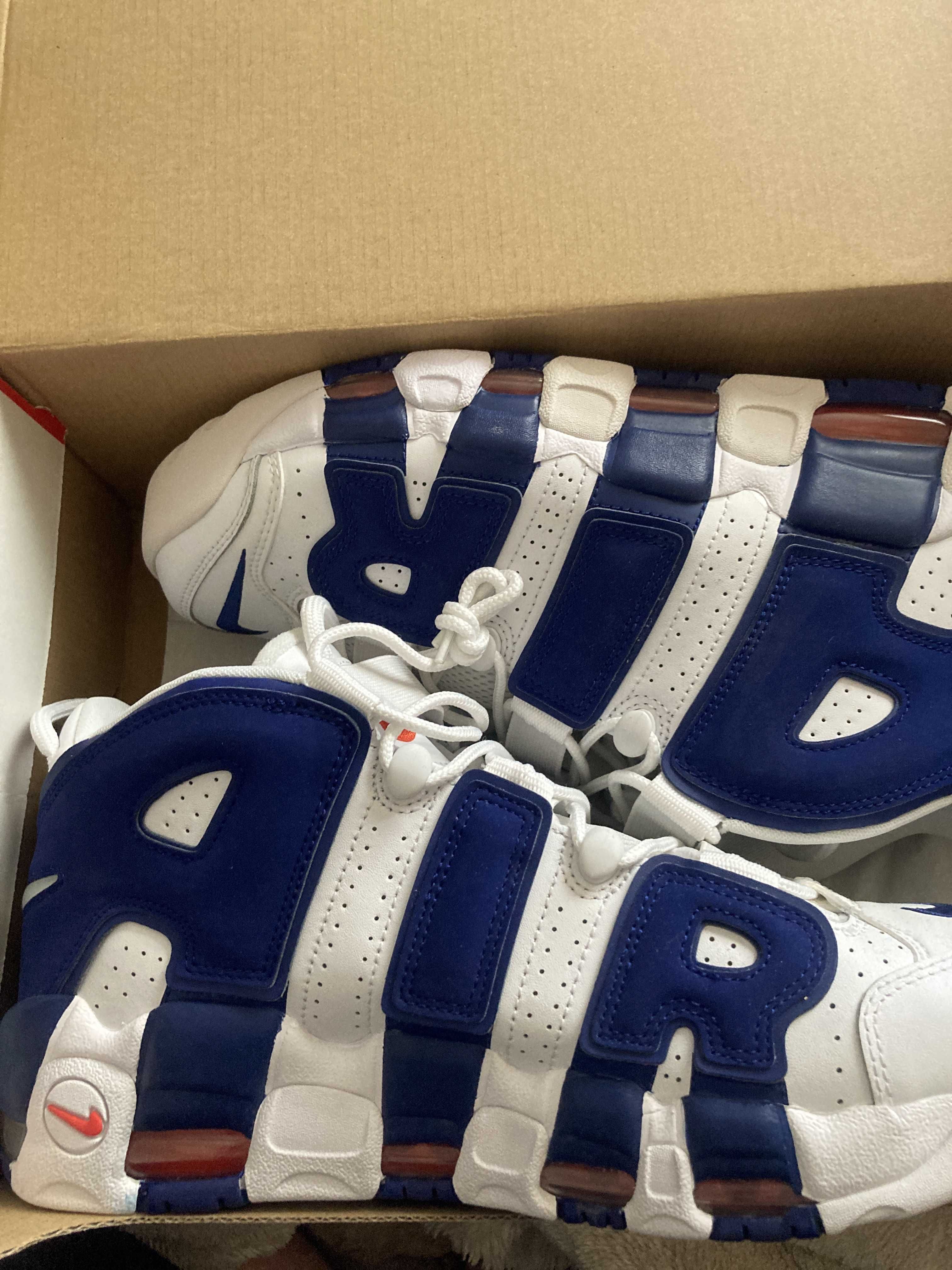 NIKE AIR MORE UPTEMPO 96 "WHITE/DEEP ROYAL BLUE"