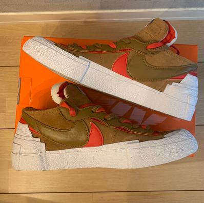 SACAI × NIKE BLAZER LOW "BRITISH TAN"