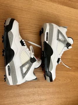 メーカー再生品】 ナイキゴルフシューズ ジョーダン4 ホワイト 美中古
