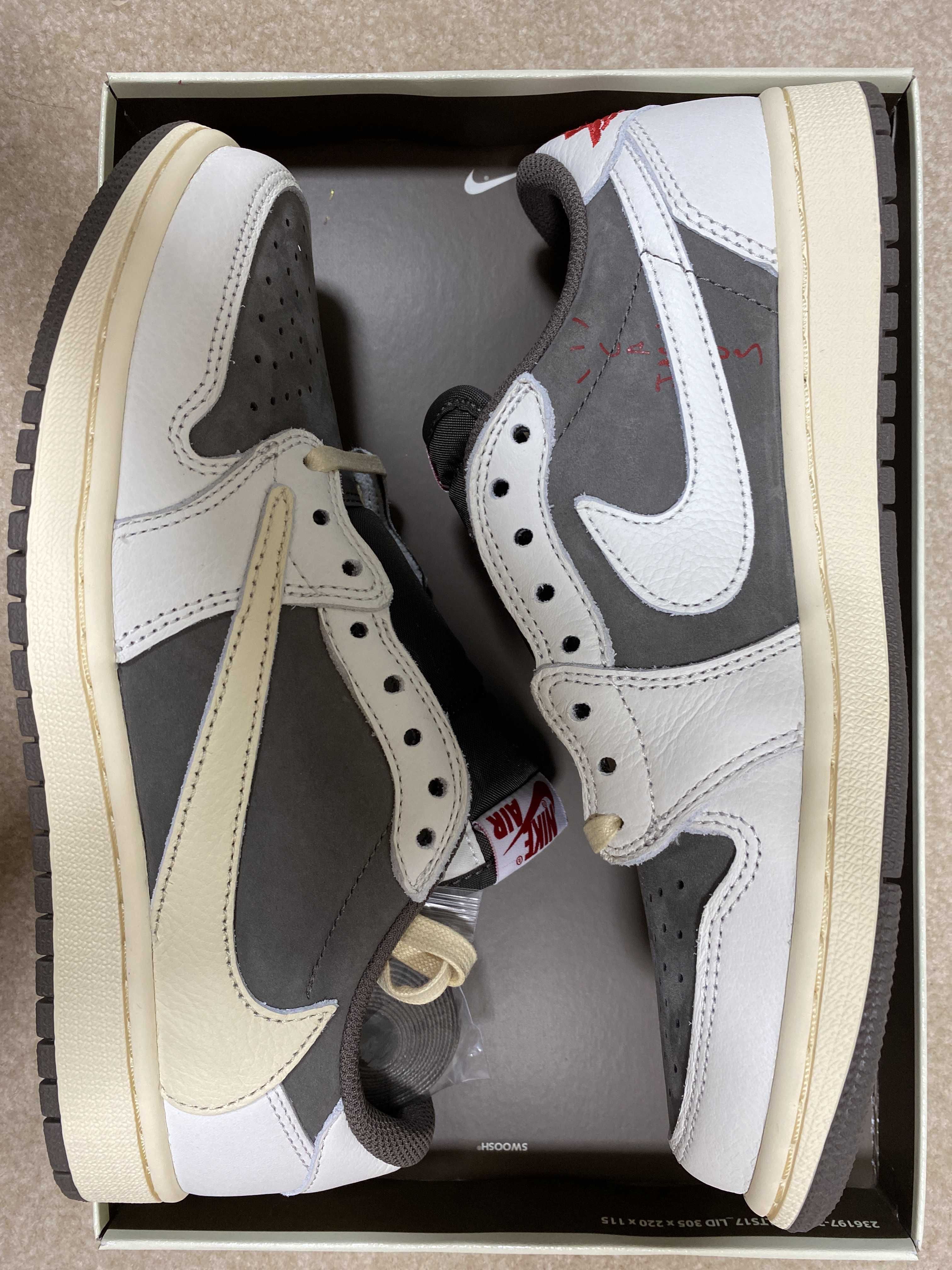 Travis Scott × Nike Air Jordan 1 Low OG SP "Reverse Mocha/Sail and Ridgerock"