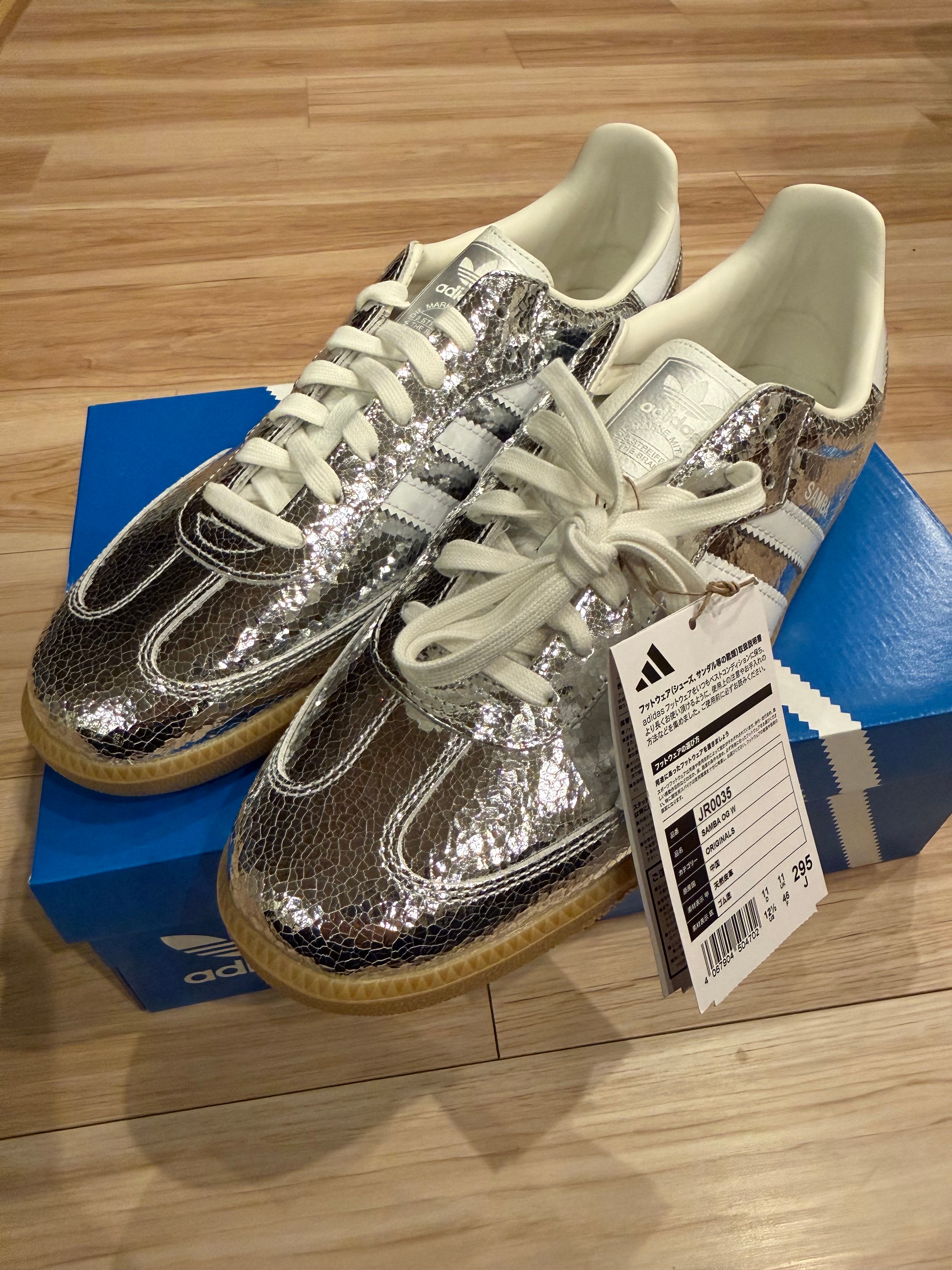 adidas Women's Samba OG "Metallic Silver"