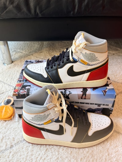 UNION × Nike Air Jordan 1 Retro High OG NRG "Varsity Red/Wolf Grey"