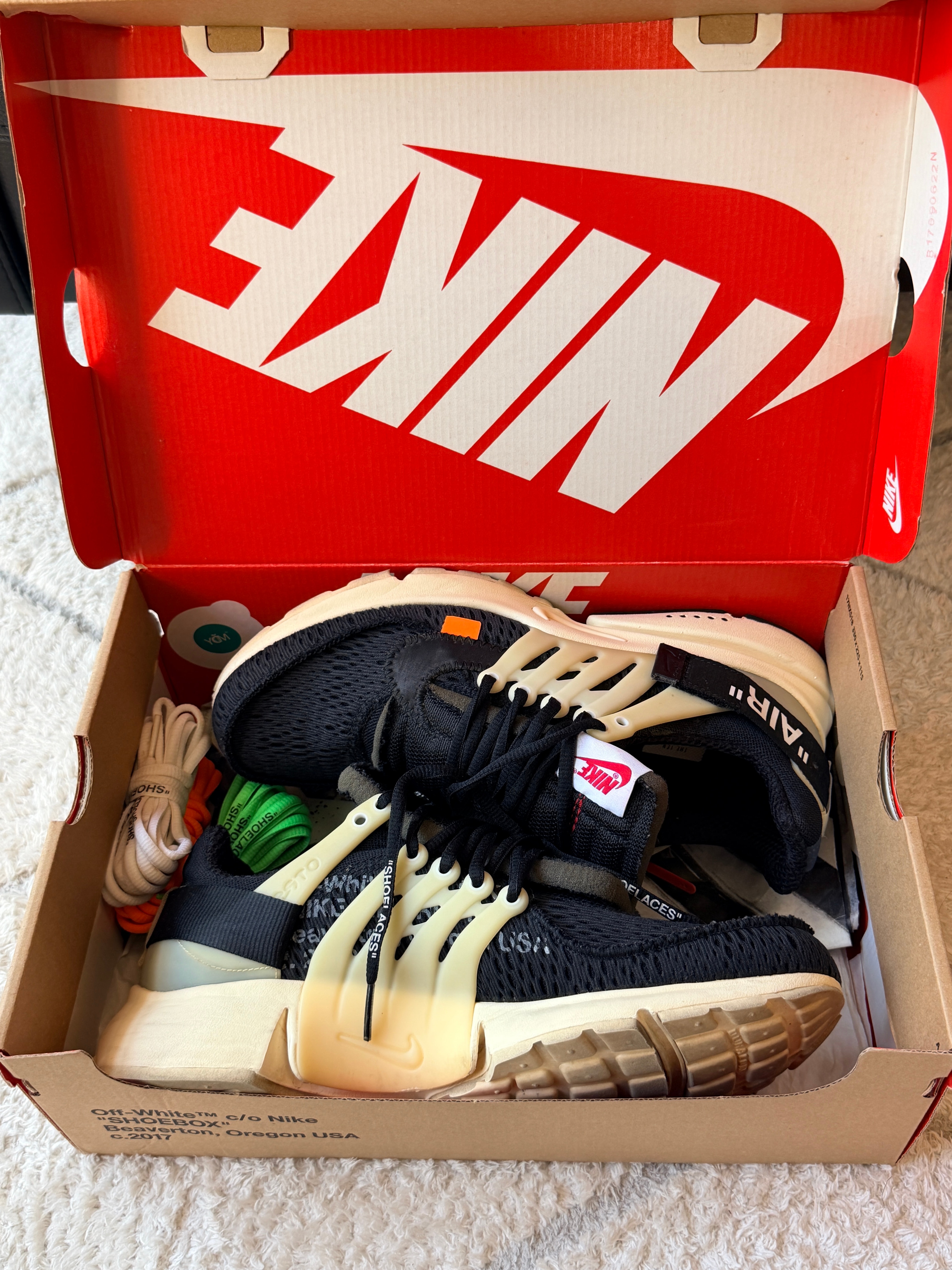 Off-White × Nike The Ten Air Presto
