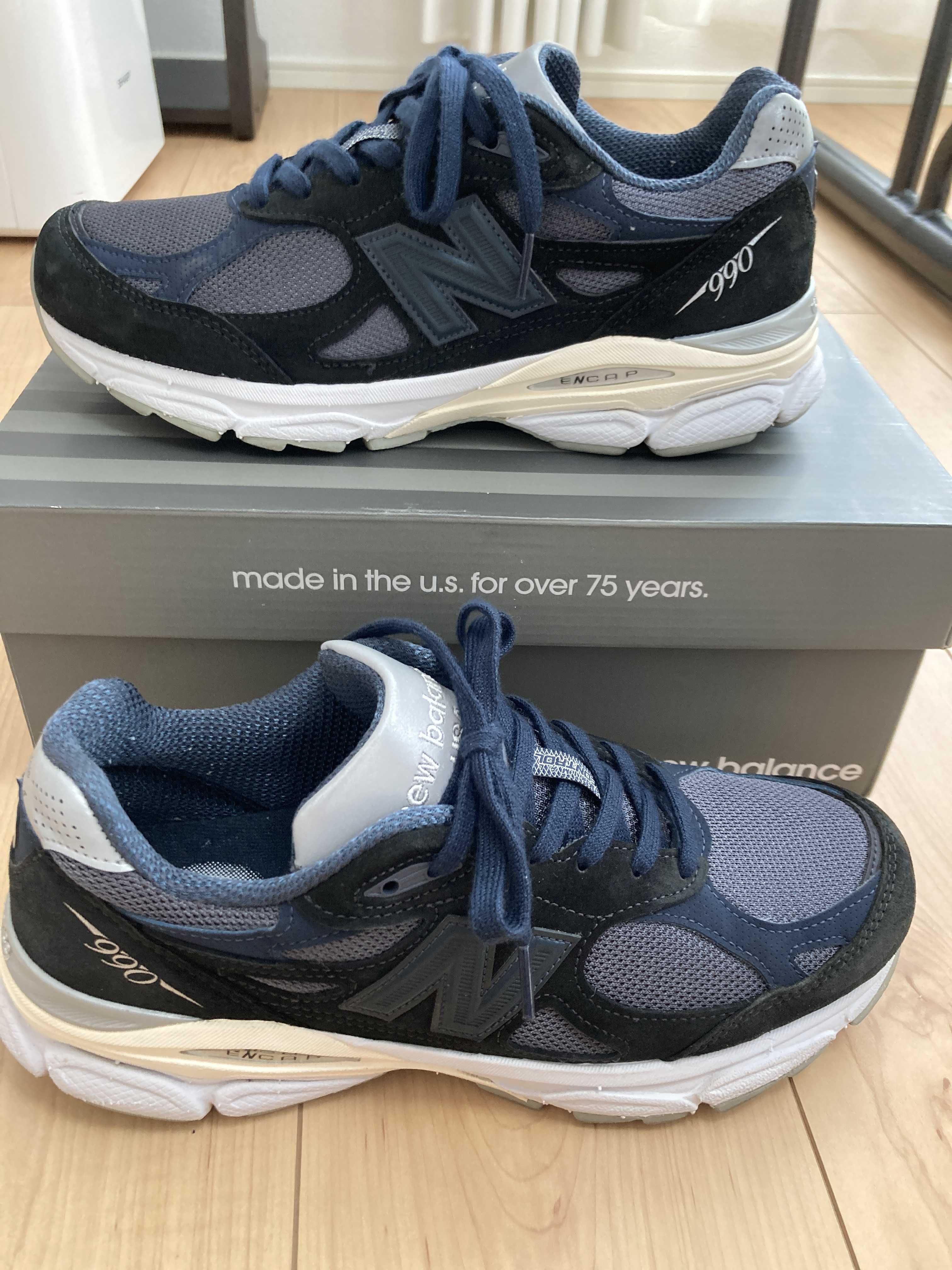 KITH Ronnie Fieg × New Balance 990V3 "Genesis/Navy"