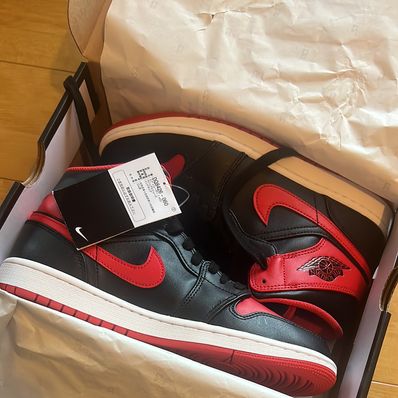 Nike Air Jordan 1 Mid "Bred Toe"