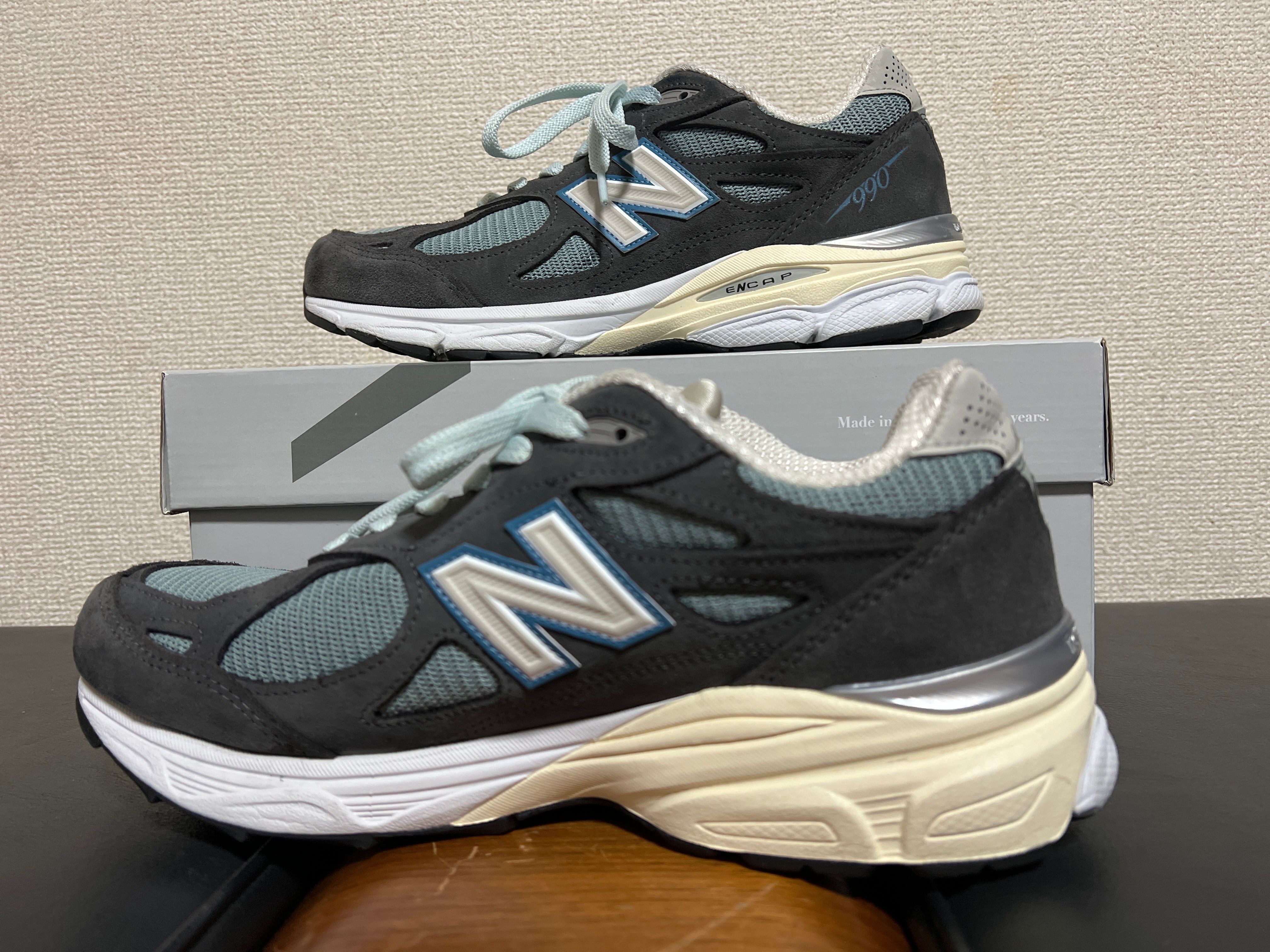 KITH × New Balance 990V3 "Steel Blue"