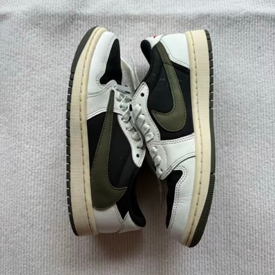 Travis Scott × Nike Women's Air Jordan 1 Low OG "Medium Olive"