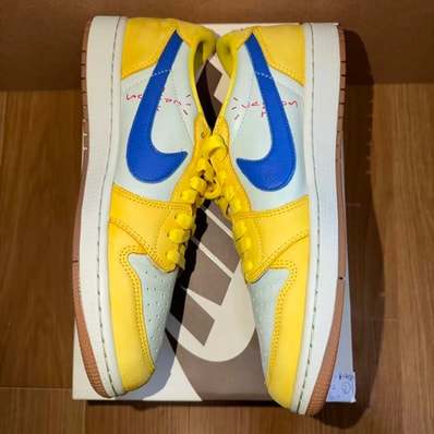 Travis Scott × Nike Women's Air Jordan 1 Retro Low OG "Canary"