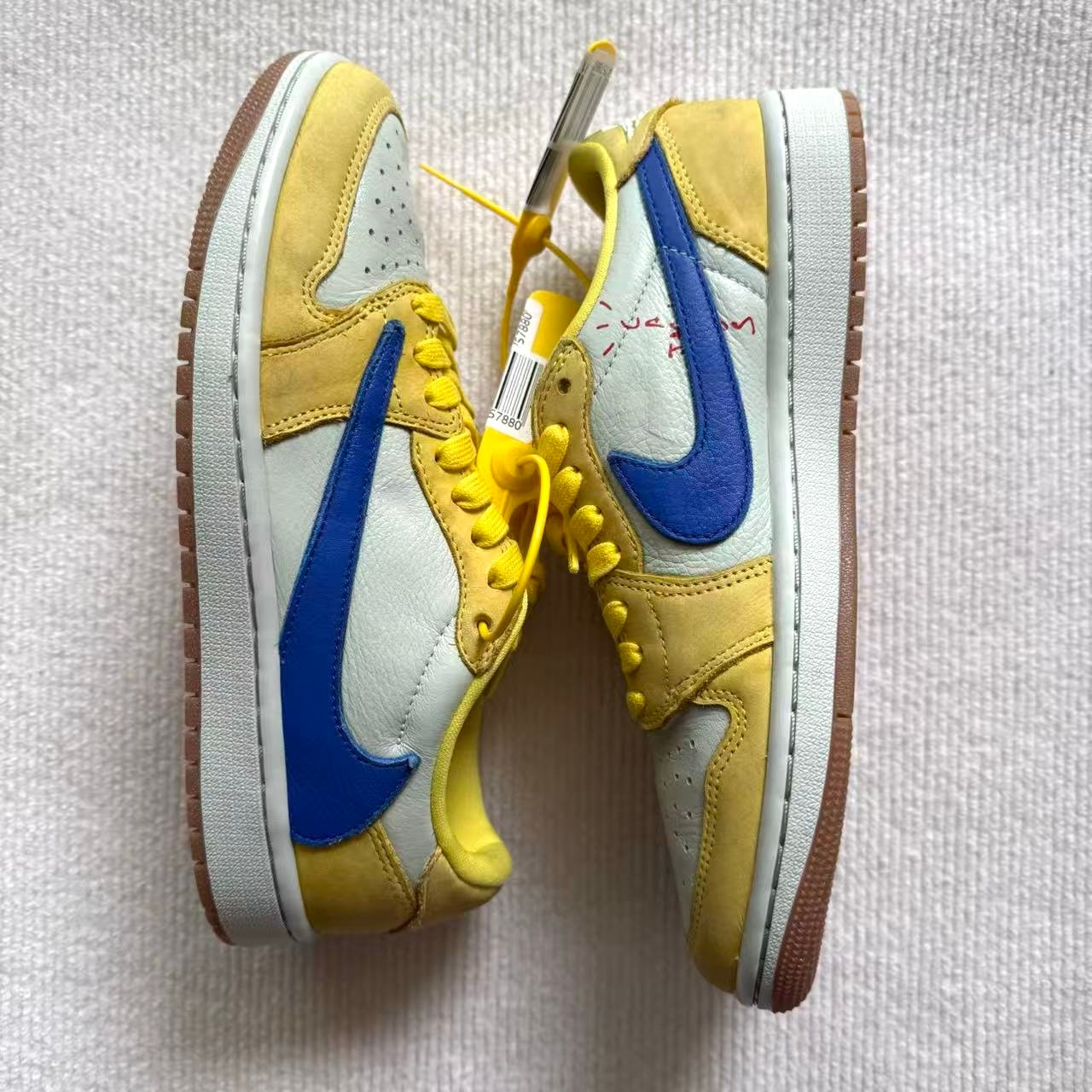 Travis Scott × Nike Women's Air Jordan 1 Retro Low OG "Canary"