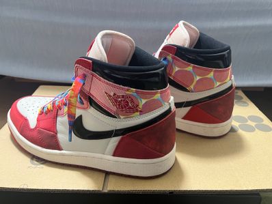 Spider-Man × Nike Air Jordan 1 Retro High OG SP "Spider-Man: Across the Spider-Verse/University Red"