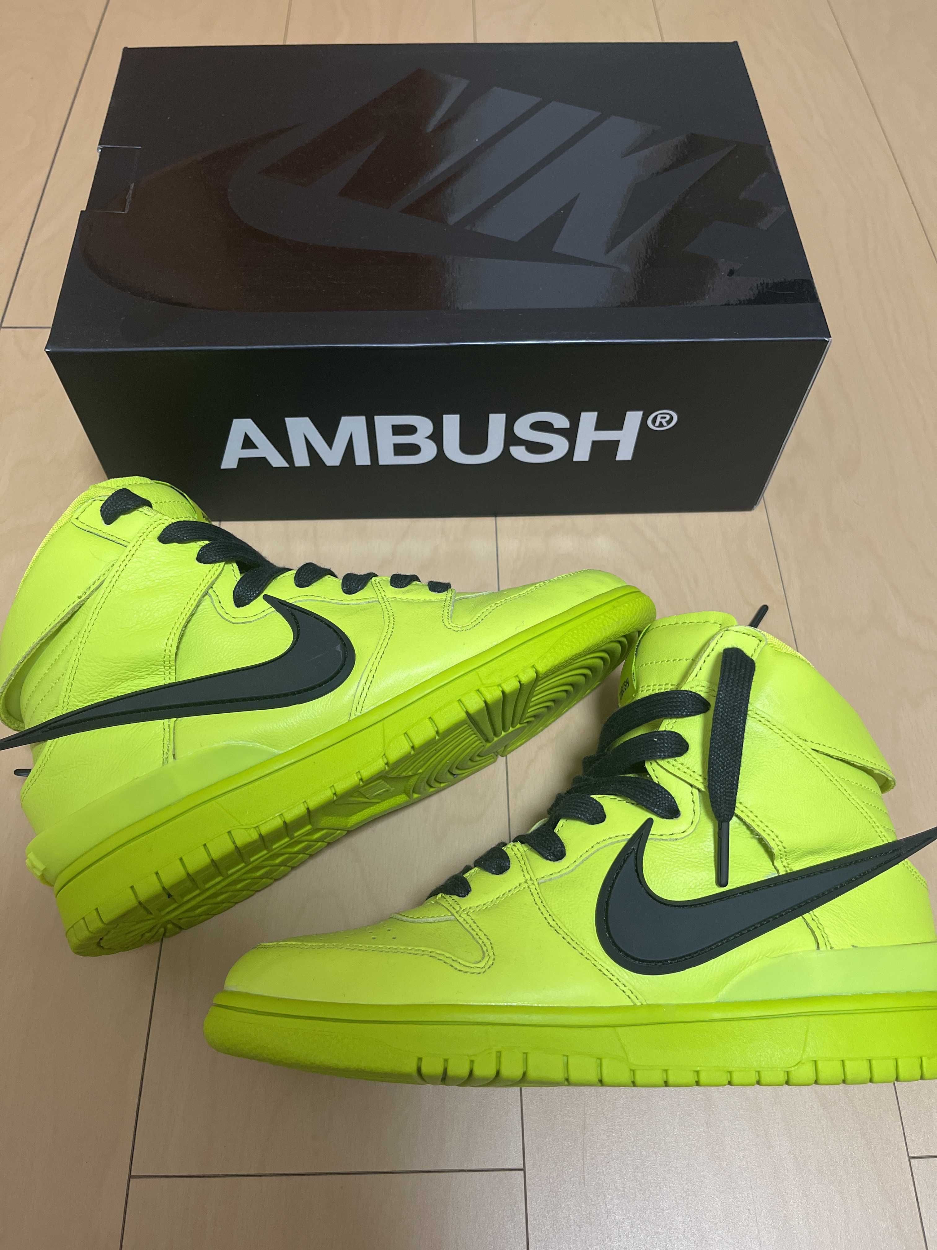 AMBUSH × NIKE DUNK HIGH "FLASH LIME"